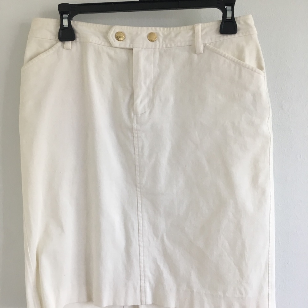 Vintage Ralph Lauren white skirt